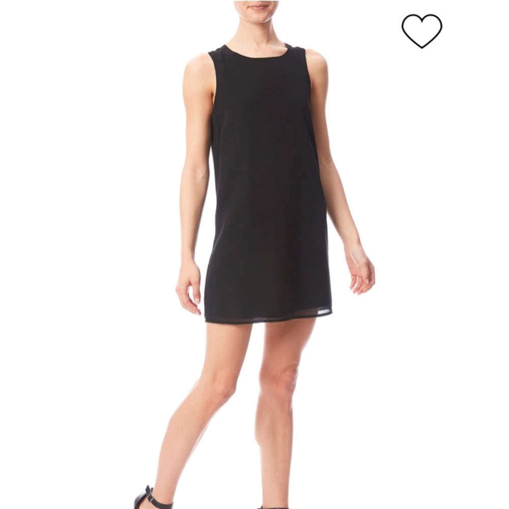 NAKED ZEBRA // Black Shift Dress